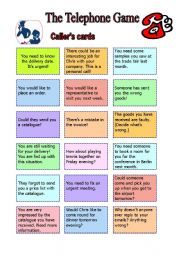 telephone game phrases for workplace